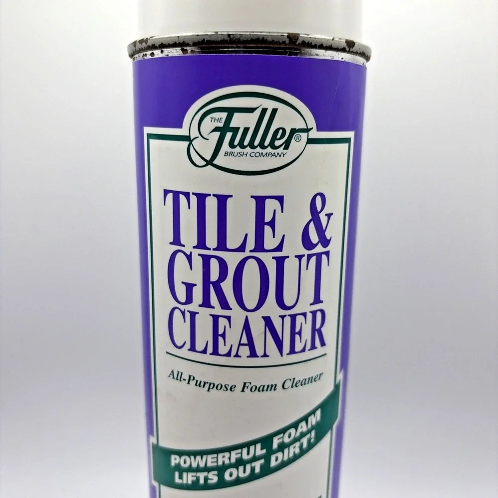 Vintage Fuller Brush Grout And Tile Cleaner All Purpose‎ Foam Cleaner 20oz Prop